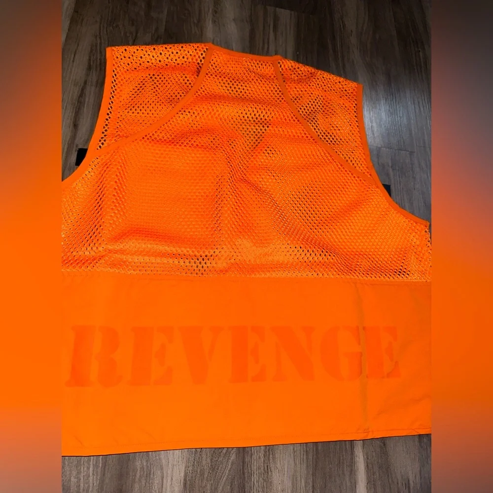 Revenge Mesh Cargo Utility ‘Safety Orange’ Vest